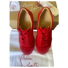 Christian Louboutin Red louboutin sneakers Red
