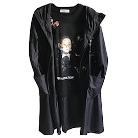 Valentino-Collector butterfly raincoat-Black