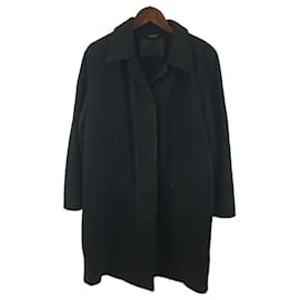 Fendi-[Used] FENDI Plain Black Coat-Black