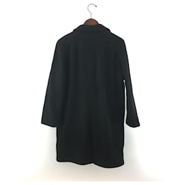 Fendi-[Used] FENDI Plain Black Coat-Black