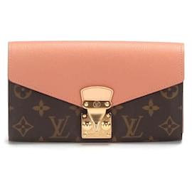 Louis Vuitton-Louis Vuitton Monogram Pallas Wallet in brown coated/waterproof canvas-Brown