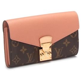 Louis Vuitton-Louis Vuitton Monogram Pallas Wallet in brown coated/waterproof canvas-Brown