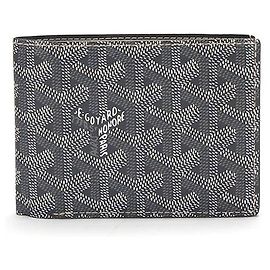 Goyard Goyardine Bi-Fold Wallet in grey coated/waterproof canvas Grey