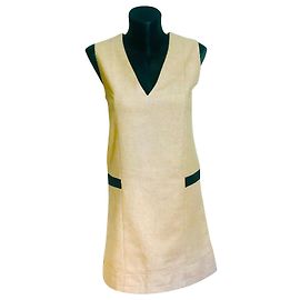 Autre Marque Robe en laine Kookai Noir Beige Taille 36 Noir Beige