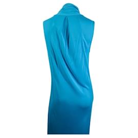 Diane Von Furstenberg-DvF vintage Baker dress-Turquoise