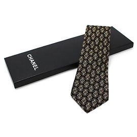 Chanel Krawatten Schwarz