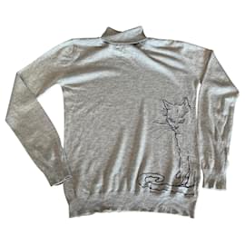 Autre Marque-Sweaters-Grey,Navy blue