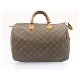 Louis Vuitton-Louis Vuitton Monogram Speedy 35 Hand Bag M41524 LV Auth 22837-Other