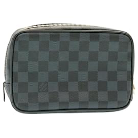 Louis Vuitton-LOUIS VUITTON Damier Cobalt Trousse Toilette PM Clutch Bag N47523 LV Auth 25025-Otro