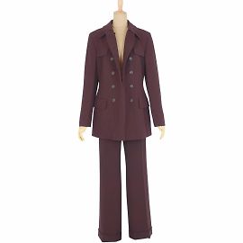 Gucci traje de pantalon Burdeos