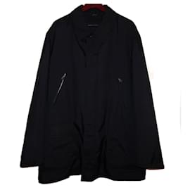 Hermès HERMÉS LONG JACKET WINDBREAKER Black