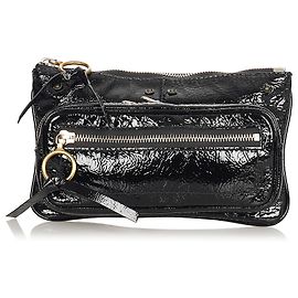 Chloé Clutch de charol negro Betty de Chloe Negro