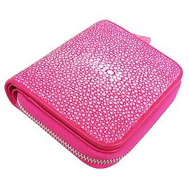 Autre Marque Portafoglio con zip in razza rosa Rosa