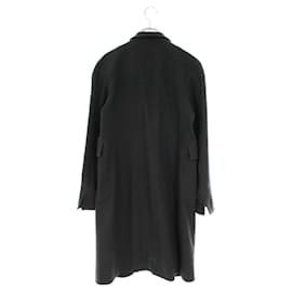 Fendi-[Used] FENDI Grey Hook Button Coat-Dark grey