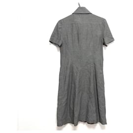 Fendi-[Occasion] FENDI One Piece Col Ouvert / Manches Courtes / Longueur Genou Gris-Gris