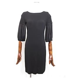 Fendi-[Occasion] FENDI Robe simple au genou à manches ballon 8Quoi2409-Noir