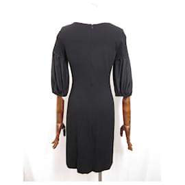 Fendi-[Occasion] FENDI Robe simple au genou à manches ballon 8Quoi2409-Noir