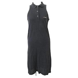 Fendi-[Occasion] Robe sans manches une pièce FENDI Polo-Noir