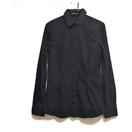 Dolce & Gabbana-[Used] DOLCE & GABBANA Navy Long-sleeved Shirt Blouse-Navy blue