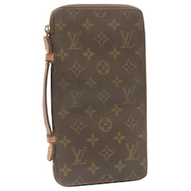Louis Vuitton-LOUIS VUITTON Monogram Organizer De Voyage Travel Case M60119 LV Auth 25251-Brown