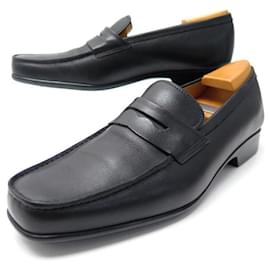 JM Weston-NEW JM WESTON LOAFERS 625 BLACK LEATHER + LOAFERS NEW-Black