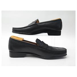 JM Weston-NEW JM WESTON LOAFERS 625 BLACK LEATHER + LOAFERS NEW-Black