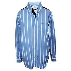 Vêtements camisa a rayas con forro Azul