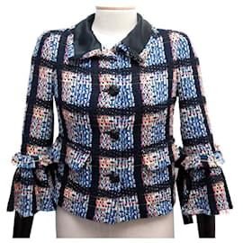 Chanel-NEW CHANEL P JACKET34951 S 36 IN TWEED MULTICOLORED BUTTONS CC NEW JACKET-Multiple colors