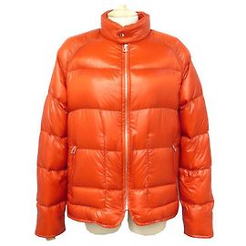 Hermès NEW HERMES DOWN JACKET EXTRA LIGHT PIUMINO M 48 ORANGE NEW COAT Orange