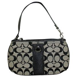 Coach Kleine Monogramm-Tasche Grau