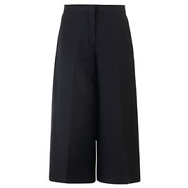 Hermès Hosenrock mit weitem Bein Schwarz