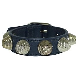 Balenciaga Navy Blue Giant Stud Bracelet Blue Navy blue
