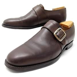 Church's-CHURCH'S WESTBURY SHOES 8F 42 BROWN BUCKLE SHOES SHOES-Brown