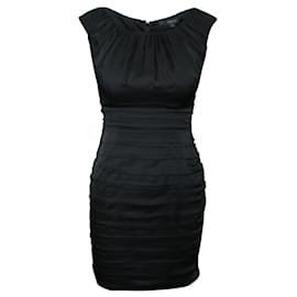 Coast Robe noire superposée Noir