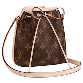 Louis Vuitton-Bolso bombonera Louis Vuitton Nano Noè, NUEVO, Nunca usado, original-Castaño