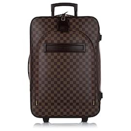 Louis Vuitton-Louis Vuitton Brown Damier Ebene Pegase 55-Brown