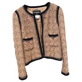 Chanel-Vestes-Noir,Beige