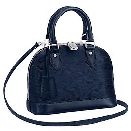 Louis Vuitton Alma BB cuir épi bleu Bleu