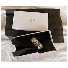 Céline-Bracelets-Black,Beige,Gold hardware