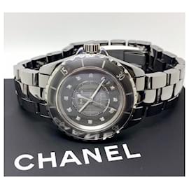 Chanel-Chanel J watch12 CHROMATIC 38MM-Black,Silvery,Grey
