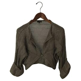 Fendi-[Used] FENDI Thin Grey Cardigan-Grey