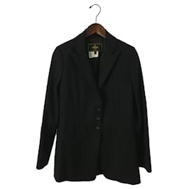 Fendi-[Used] FENDI Old  Black Tailored Jacket-Black