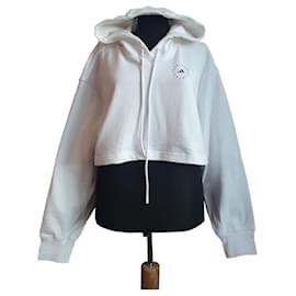 Stella Mc Cartney Stella McCartney Pour Adidas Sweatshirt Weiß Baumwolle Weiß
