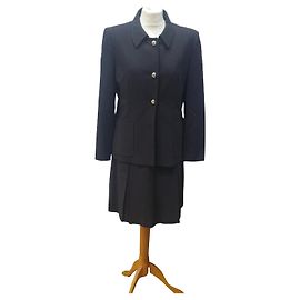 Prada Vintage-Vollschwarzer Anzug Schwarz