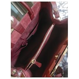 Fendi-Handbags-Dark red