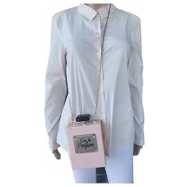 Top Ganni de algodón color crema Talla L Crema