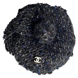 Chanel-CAMELLIA-Blue,Navy blue