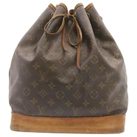 Louis Vuitton-LOUIS VUITTON Monogram Noe Shoulder Bag M42224 LV Auth 25385-Brown