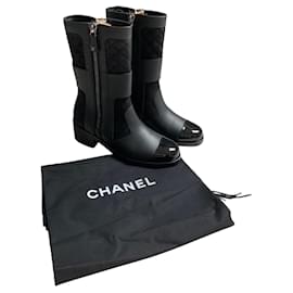 Chanel-Botines chanel-Negro
