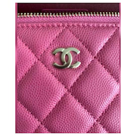 Chanel-Chanel Rosa Kosmetiktasche-Pink